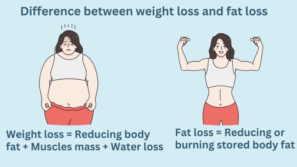 Difference between Weight Loss and Fat Loss