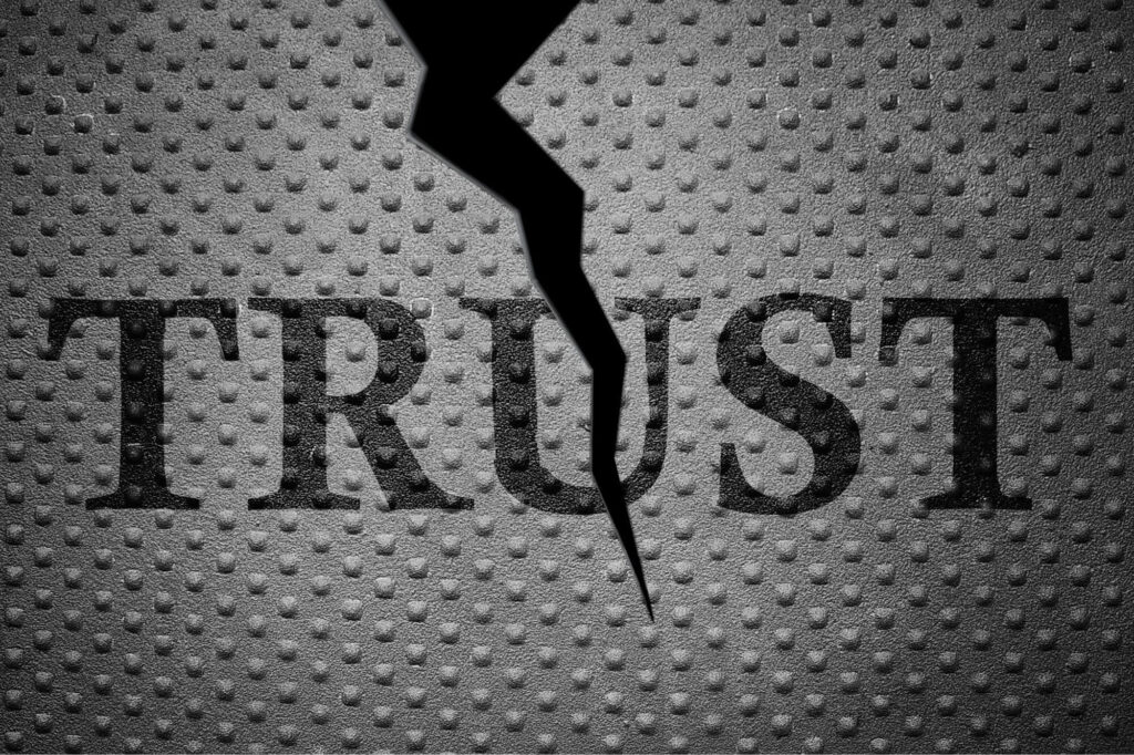 Trust broken